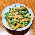 ☆魔矢☆'s cooksnap of when they made オクラと卵炒め.