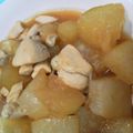 てぃたん48's cooksnap of when they made 冬瓜と鶏肉の煮物.