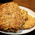 ウシ美's cooksnap of when they made 人参と玉ねぎのチヂミ.