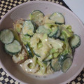 たかとﾏﾏ's cooksnap of when they made ＊きゅうりとちくわの味噌マヨ和え＊.