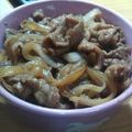 やんちゃんかおちゃん's cooksnap of when they made 食堂風＊牛丼.