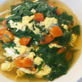 たきちよ's cooksnap of when they made トマトとモロヘイヤの中華風卵スープ.