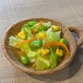 たべものにっき　tabemono's cooksnap of when they made 給食のサラダ②♡しょうゆフレンチ♡.