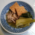 momocyuki's cooksnap of when they made めんつゆで簡単！厚揚げと青梗菜の煮物.