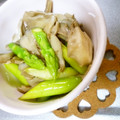 あーもこ's cooksnap of when they made 便秘解消！アスパラと舞茸のバター炒め.