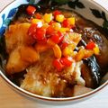 カオリーナ６６'s cooksnap of when they made ヒラメとなすのかば焼き丼.