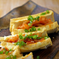 Giant corn's cooksnap of when they made 厚揚げにキムチを挟んでみました♡.