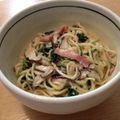 maarine's cooksnap of when they made 絶対に椎茸使って！簡単濃厚クリームパスタ.