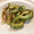 maarine's cooksnap of when they made ゴーヤとみょうがの天ぷら.