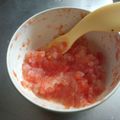 はなちぁんですよ's cooksnap of when they made 離乳食☆レンジで簡単トマトソース☆.