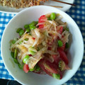 いけにゃ。's cooksnap of when they made 夏だけと言わず！一年中枝豆サラダ♪.