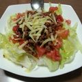 カオリンドル's cooksnap of when they made 沖縄感じる＊タコライス＊.