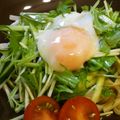 makihide's cooksnap of when they made 温玉サラダうどん.