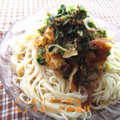 ちか♬'s cooksnap of when they made ぶっかけそうめん、みょうがしそ油揚げ投入.