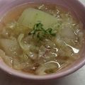 タロクン's cooksnap of when they made 冬瓜コンソメスープ.