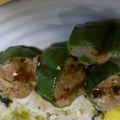 かおかなゆみ's cooksnap of when they made お弁当やお子様用に☆ピーマンのひき肉詰め.