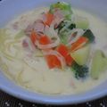キョロンちゃん's cooksnap of when they made 【ひとりランチ】北のスープパスタ.