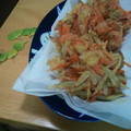 misakkki's cooksnap of when they made 玉ねぎ嫌いのゴボウかきあげ★失敗なし♪.