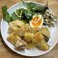 ｬﾑ's cooksnap of when they made じゃがいも照りマヨチキン.