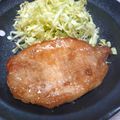 ちょこびーる0508's cooksnap of when they made 厚切り豚ロースの生姜焼き.