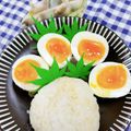みっちゃん❇️68's cooksnap of when they made ☆塩麹おにぎりと塩麹の半熟卵♬.
