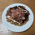 こうへい＆かのんママ's cooksnap of when they made 超簡単しかも糖質オフ！厚揚げのお好み焼き.