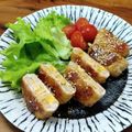 YCHキッチン's cooksnap of when they made レンコンとチーズの豚肉包み焼き.