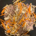 クックJM5ZYM☆'s cooksnap of when they made ごはんが進む！牛肉とゴボウ〜✨.