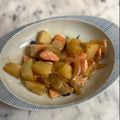ナピト's cooksnap of when they made 道産子の味?☆ほっこり鮭じゃが♪石狩鍋風.