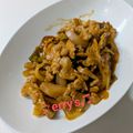 Erry_k's cooksnap of when they made 簡単！＊豚こま de ポークケチャップ＊.