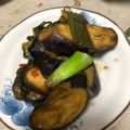 冷蔵庫レスキュー隊's cooksnap of when they made 茄子とニラの韓国風炒め.