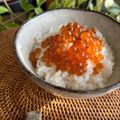 AnnzuAme's cooksnap of when they made 簡単☺筋子・いくらの醤油漬け（いくら丼）.