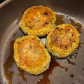 よりさく♡'s cooksnap of when they made 簡単★ひじきと葱の鶏挽肉照焼つくねバーグ.