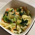 だい☆あお☆まり's cooksnap of when they made 小松菜とキャベツと人参のナムル。.