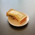 WOODs´'s cooksnap of when they made 枝豆とハムのポケットトーストサンド.