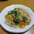 55才のおじさん's cooksnap of when they made シンプル美味しい！小松菜と豚肉の中華炒め.