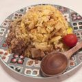 クックSK7GIP☆'s cooksnap of when they made キャベツと豚肉の♥あんかけ肉チャーハン♫.