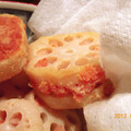 Mana Mama's cooksnap of when they made れんこんのマヨ＆コンビーフ挟み揚げ.