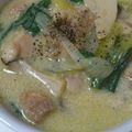 sacuram's cooksnap of when they made ◆チンゲン菜とチキンのクリーム煮◆.