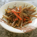 ビンツ＿ママ's cooksnap of when they made 定食屋さんの、きんぴらごぼう*.