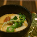 メッシ☆メッシ's cooksnap of when they made 梅とオクラの豆乳茶碗蒸し。.