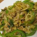 ヤムうんせん's cooksnap of when they made 青椒牛肉絲いわゆるチンジャオロース.