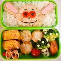 ありかん's cooksnap of when they made かばんうりのガラゴ弁当（キャラ弁）.