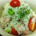 rabo8888's cooksnap of when they made スパムと枝豆のトマトリゾット風.