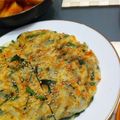 Mary♪♪'s cooksnap of when they made 青じそ＆チーズのニラチヂミ.