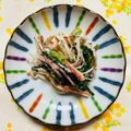 チェックのミニくま's cooksnap of when they made あと一品に♡ニラとかにかまのマヨポン和え.
