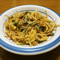 いっつぅ's cooksnap of when they made ゴーヤ♡ にら♡ もやしの和え物.
