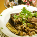 るるおか's cooksnap of when they made ナスと豚肉の生姜焼き風.