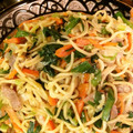 さくら11's cooksnap of when they made にらとねぎの塩焼きそば☆ミ.