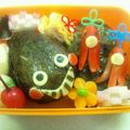rikococoママ's cooksnap of when they made にひひッ♪naクジラさん＊簡単キャラ弁.